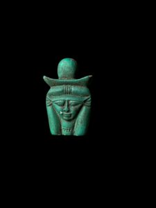 Goddess Hathor Amulet - Authentic Egyptian Craftsmanship - Spiritual Protection & Empowerment - Hathor pendant necklace. - Image 3