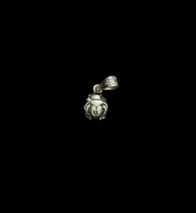Sterling Silver Scarab Pendant: Egyptian Amulet Necklace - Image 3