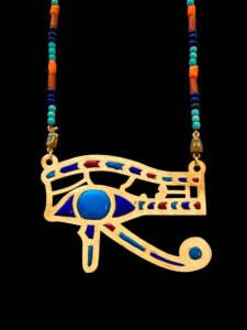 Eye of Horus Pendant Necklace - Ancient Egyptian Pectoral - Image 3
