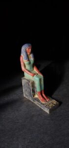 colorful Goddess Isis statue, unique Isis goddess Statue. - Image 3