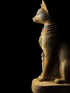 Ancient Egyptian Goddess Bastet statue, Home decor statues made in Egypt - Image 3