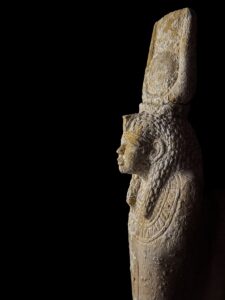 Handcrafted Cobra Goddess Hathor Statue: Egyptian Protection Artifact - Image 3