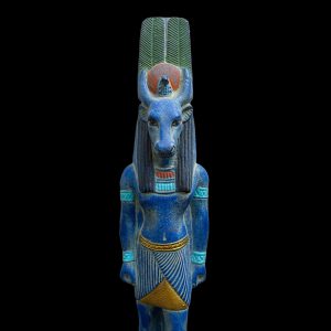 Manifest Handmade Goddess Hathor Statuette , Statue for the Egyptian Goddess Venus - Image 3