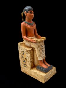 Museum Imhotep Statue - Ancient Egyptian Engineer Imhotep - the builder of Djoser's unprecedented step pyramid complex - Image 3