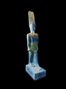 Egyptian God Amun Statue: Museum Replica - Image 3