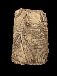 Relief of Osiris and Isis , Goddess isis and God Osiris famous relief made of Natural stone - Image 3