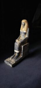 colorful Goddess Isis statue, unique Isis goddess Statue. - Image 3