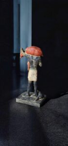 Egyptian pharaoh hunting Gazelle with Jackal Dog scene. - Image 3