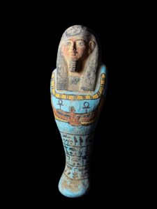 Hand Carved Stone Ushabti Statue: Egyptian Replica Artifact - Image 3
