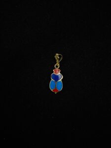 Egyptian Scarab pendant necklace, The decorative Good luck scarab in Ancient Egypt. - Image 3