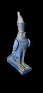 Egyptian God Horus Statue: Basalt Stone Art, Made in Egypt - Image 3