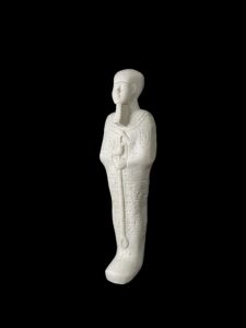 Handcrafted God Ptah Statue: Rose & Black Granite Egyptian Replica - Image 3