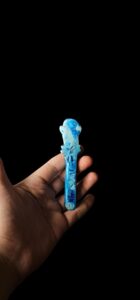 Hand Carved God Bes Statue: Egyptian Stone Art Decor - Image 3