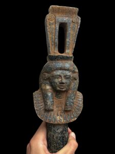 Goddess Hathor Sistrum: Ancient Egyptian Musical Instrument - Image 3