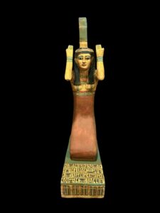 Vintage Goddess Isis statue, unique Isis goddess Statue. - Image 3