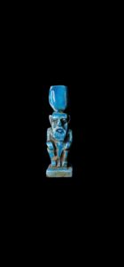 Hand-Carved God Bes Stone Statue: Egyptian Art Home Decor - Image 3