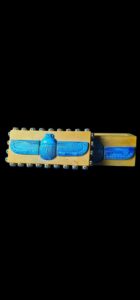 Egyptian Domino Game Set: Winged Scarab Box, Pharaonic Decor - Image 3