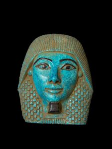 Egyptian Mask Statue: Ancient Egypt Replica Artifact - Image 3