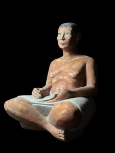 Egyptian Scribe Statue: Authentic Ancient Egypt Replica - Image 3