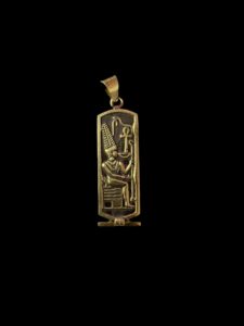 Egyptian God Amun pendant, Museum replica for God Amun, Amun-Ra, the Creator god. - Image 3