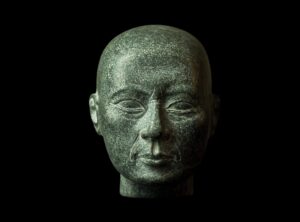 Pharaoh Psamtik Head statue made of Diorite stone. - Image 3