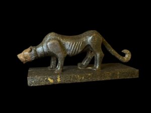 Egyptian Leopard statue made in Egypt from Granite stone - Image 3