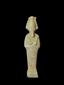Vintage Stone Egyptian God Osiris Statue - Image 3