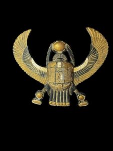 Egyptian Winged Scarab with God Anubis symbol for wall hanging decors - Image 3