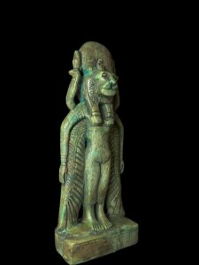 Goddess Sekhmet statue made in Egypt from Flame stone - Image 3