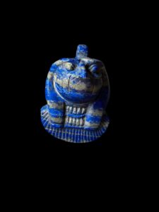 God Horus Amulet made from Lapis Lazuli. - Image 3