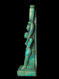 Handmade Goddess Hathor Statuette , Statue for the Egyptian Goddess Venus - Image 3