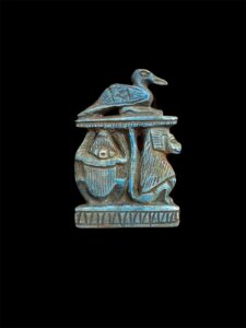 Egyptian Scarab statue, The decorative Good luck scarab in Ancient Egypt. - Image 3