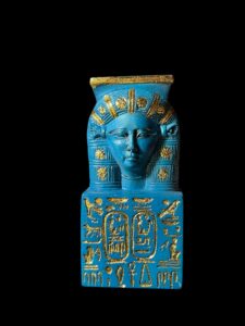 Manifest Handmade Goddess Hathor Statuette , Statue for the Egyptian Goddess Venus - Image 3