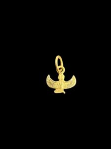 Gold Goddess Isis Pendant Egyptian Goddess , pure gold necklace for Goddess , Isis Pendant made of pure gold. - Image 3