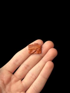 agate Eye of Horus Pendant: Ancient Egyptian Amulet Necklace - Image 3