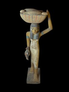 Egyptian Offering Bearer Statue Replica: Ancient Farm Life Art - Image 3