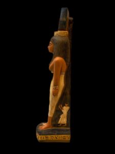 Manifest large Handmade Goddess Hathor Statuette , Statue for the Egyptian Goddess Venus - Image 3