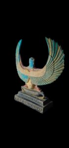 Vintage Goddess Isis statue, unique Isis goddess Statue. - Image 3