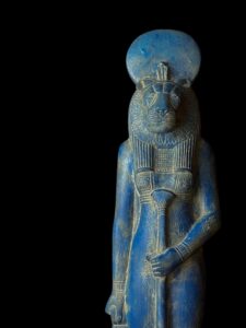 Goddess Sekhmet statue made in Egypt from Solid stone - Image 3