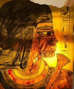 Ancient Egyptian Wall Relief: Handcrafted Egyptian Art - Image 3