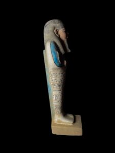 Hand Carved Stone Ushabti Statue - Egyptian Replica Artifact - Image 3