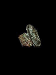 Vintage King Tut Ring: Handmade Egyptian Eye of Horus Symbol - Image 3