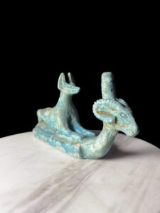 Egyptian God Anubis Statue: Hammer Stone Afterlife Decor - Image 3