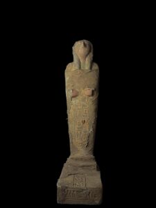 Basalt Egyptian God Horus Statue: Falcon God of the Sky - Image 3