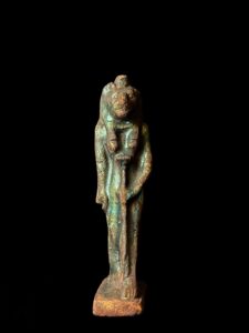 Egyptian Goddess Sekhmet Statue: Colorful Statuette Made in Egypt - Image 3