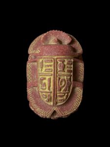 Egyptian Scarab, The decorative Good luck scarab in Ancient Egypt. - Image 3
