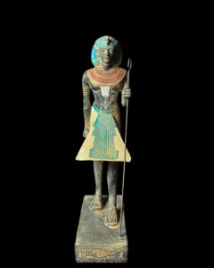 King Tutankhamun Ka Statue: Egyptian Guardian Stone Sculpture - Image 3