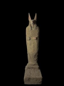 Basalt Stone Anubis Statue: Egyptian God of Afterlife - Image 3