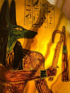 Anubis Wall Relief: Large Ancient Egyptian Wall Hanging Art - Image 3