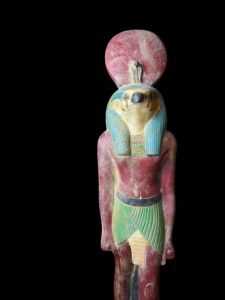 Rare Falcon Egyptian God Ra Statue: God of Sun & Sky - Image 3